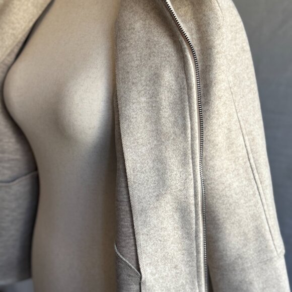 Avec Les Filles Peacoat Designer Jacket | Women's | Color: Tan / Khaki | Size: L - Picture 2 of 5